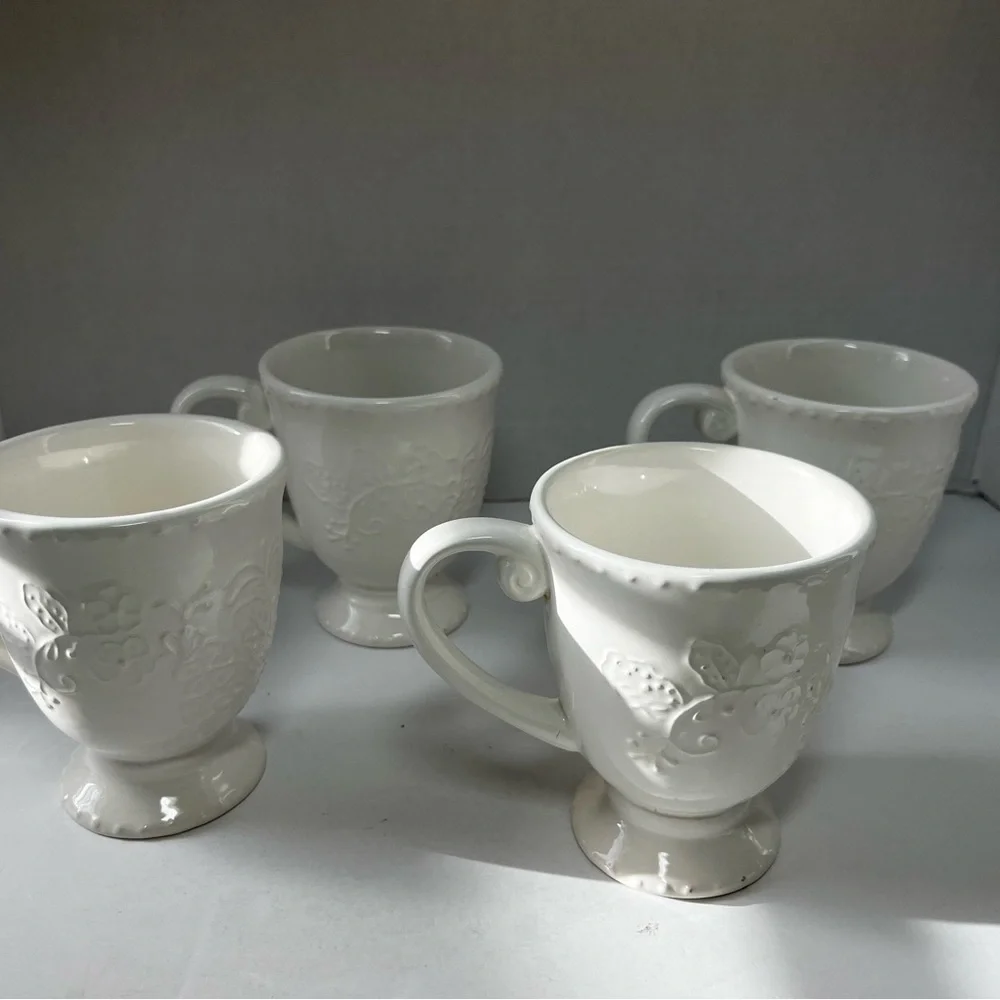 Pier 1 Lacey Mugs